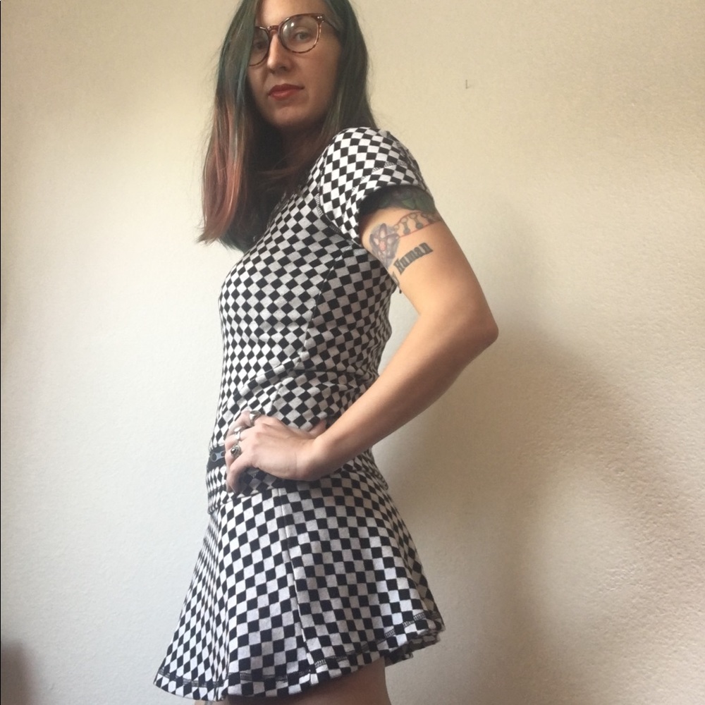 Checkered Zara Dress